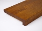 Preview: Windowsill Oak Select Natur A/B 26 mm, finger joint lamella, cherry oiled, with overhang